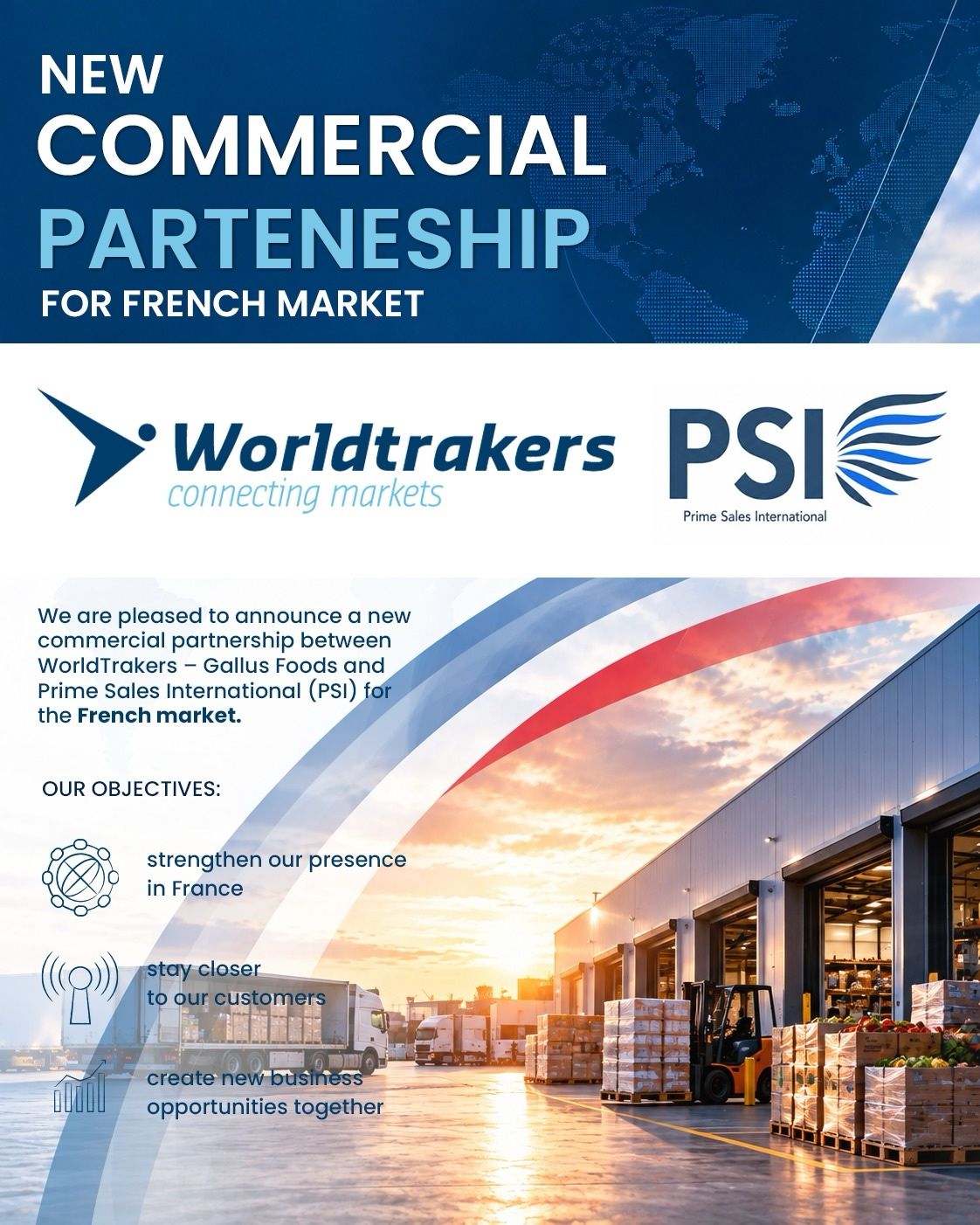 Commercial Partnership Worldtrakers / PSI